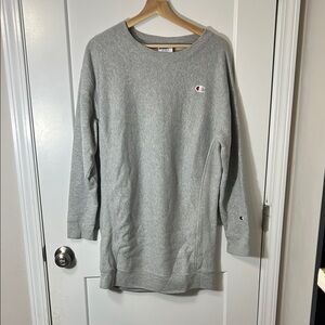 Champion Women’s Gray Sweatshirt Dress